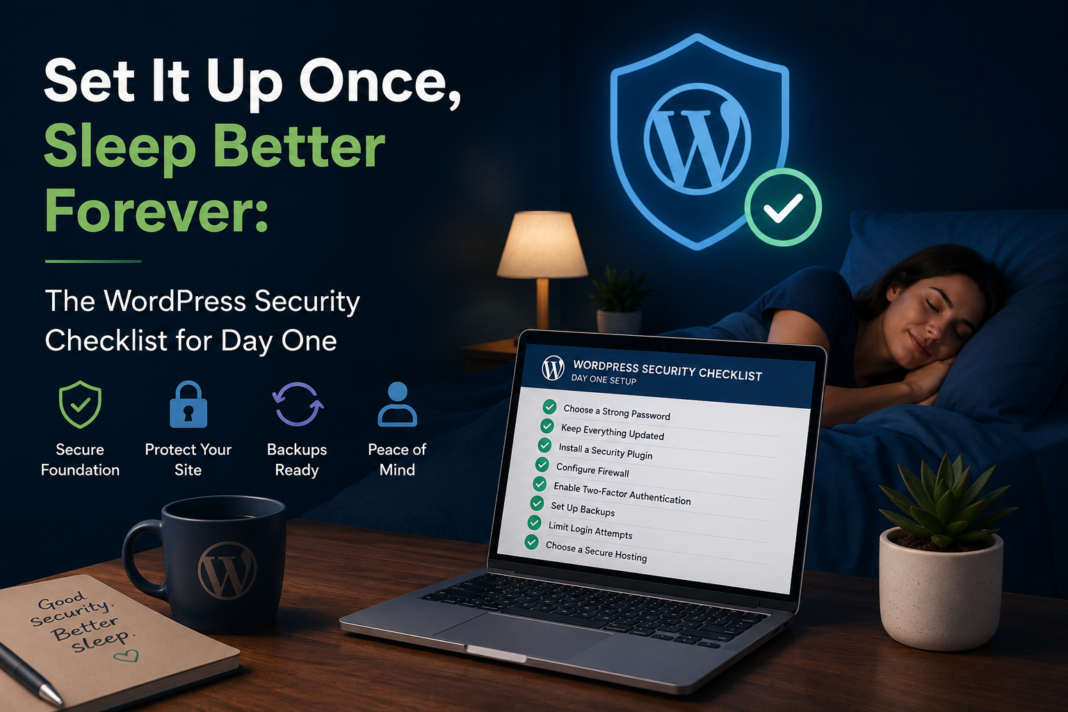 The WordPress Security Checklist for Day One